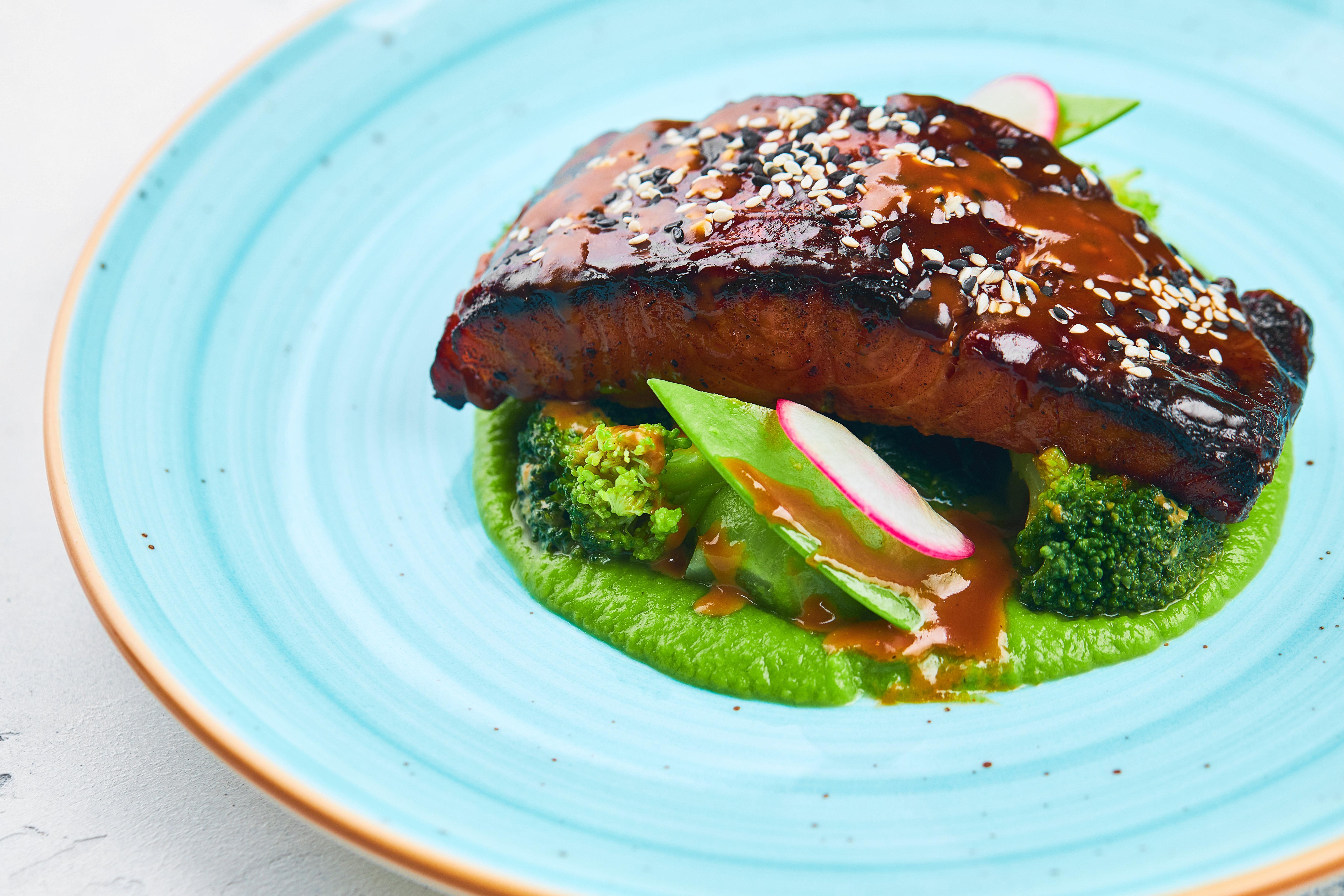 Intercontinental Dubai Marina By Ihg Hotel Luaran gambar Salmon teriyaki