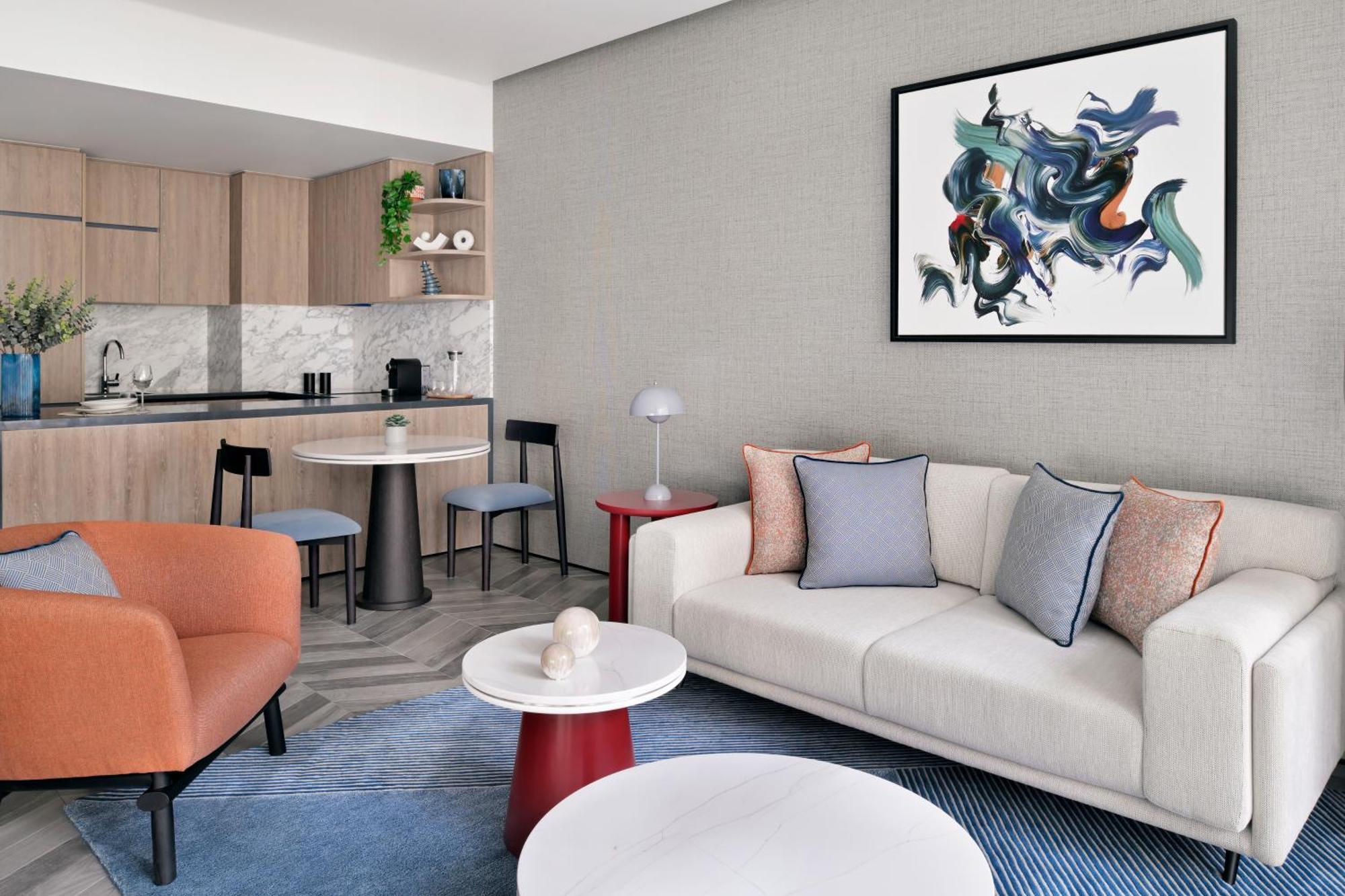 Intercontinental Dubai Marina By Ihg Hotel Luaran gambar The interior of a typical apartment